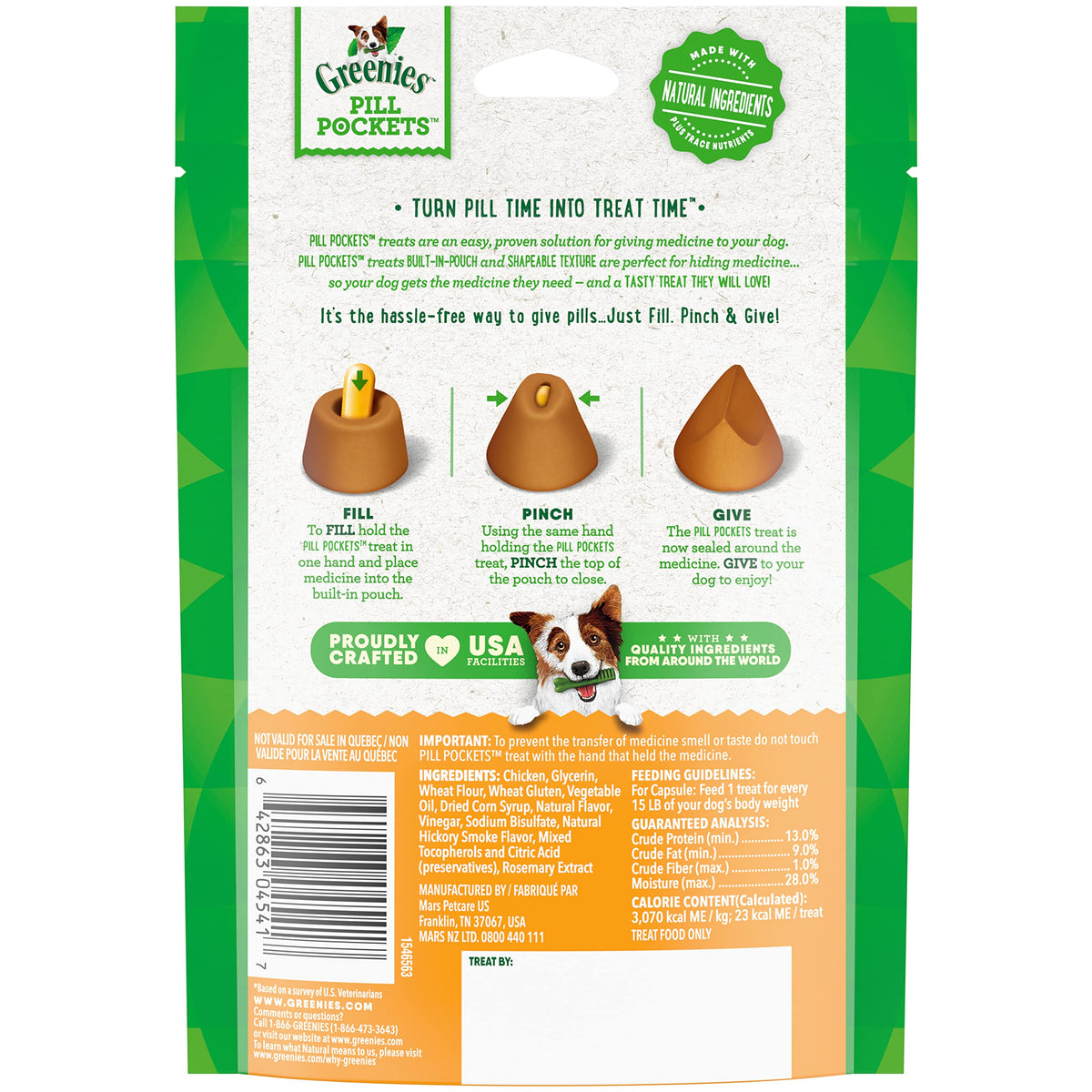 Large Soft Chicken Flavor Dog Treats 7.9 oz O199855