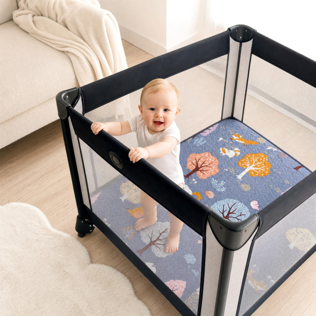 Soft Mini Crib Sheet Pack N Play Mattress Pad M6184