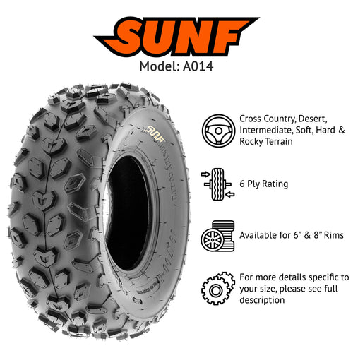 19x7-8 Tubeless 6 Ply Set of 4 L449